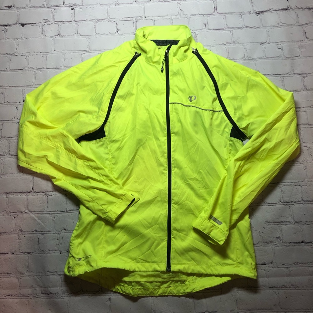 Pearl Izumi Elite neon running jacket